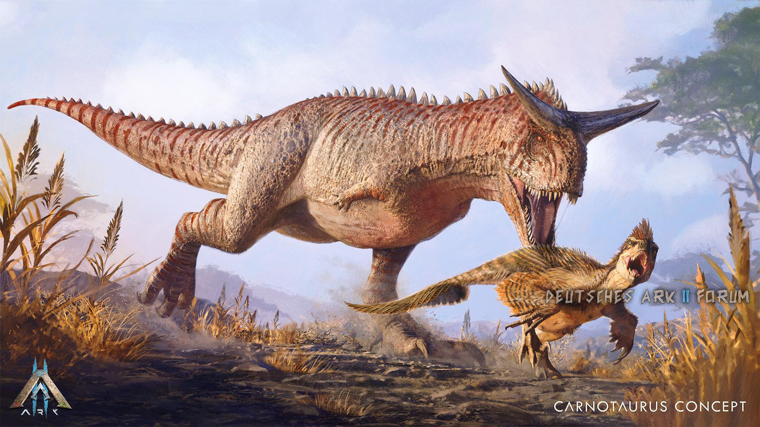 Mehr Informationen zu "ARK 2 Carnotaurus Entwurf"