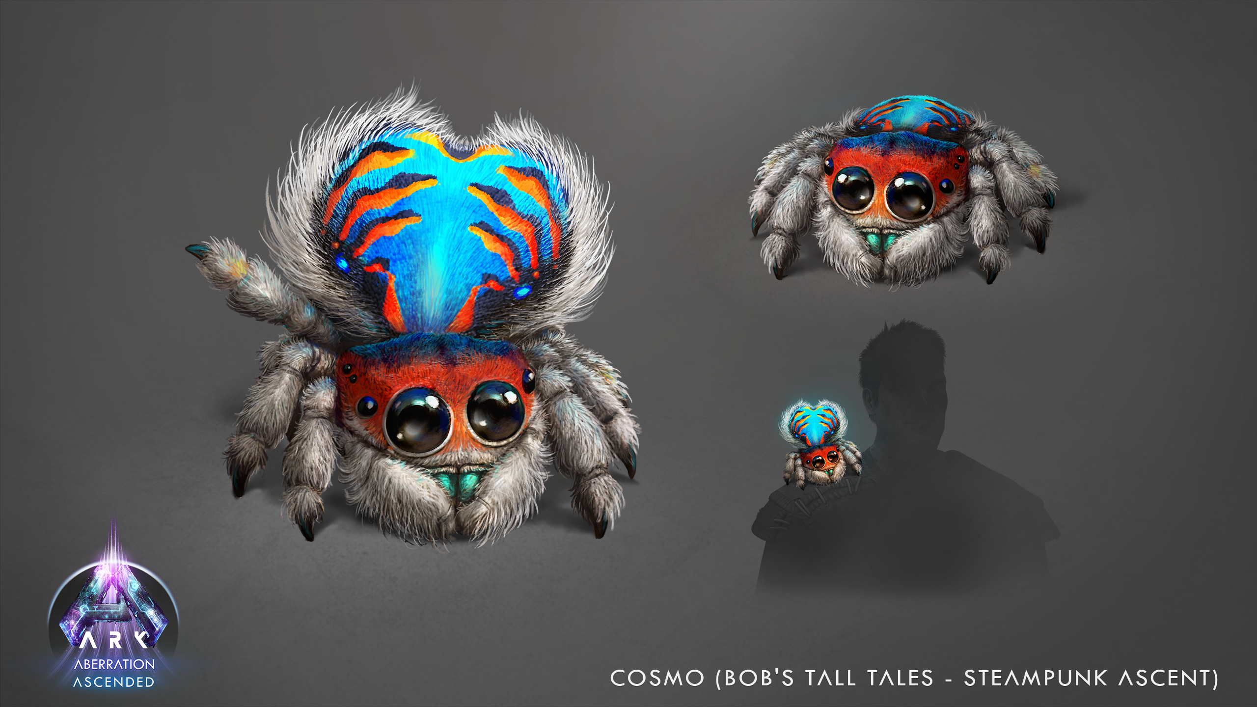 ASA_Cosmo_CC_'Bobs Tall Tales - Steampunk-Ascent' Kreatur: Cosmo- Entwurfszeichnung - mit Logo419_19_July_StA_Post_2560x1440