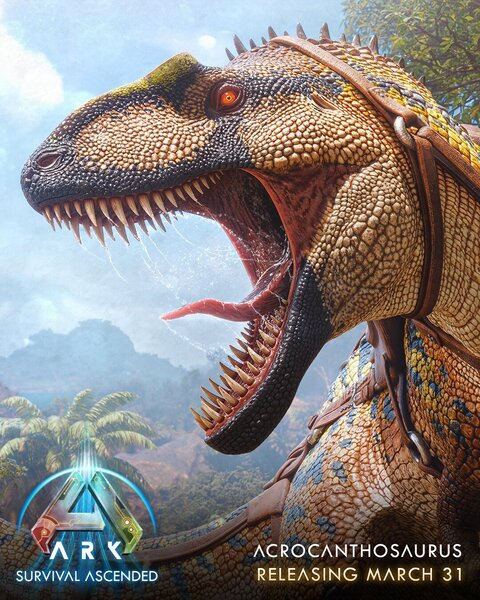 ASA Acrocanthosaurus klein