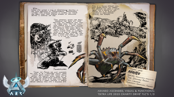 ASA Dossier Araneo mit Extra Life Logo